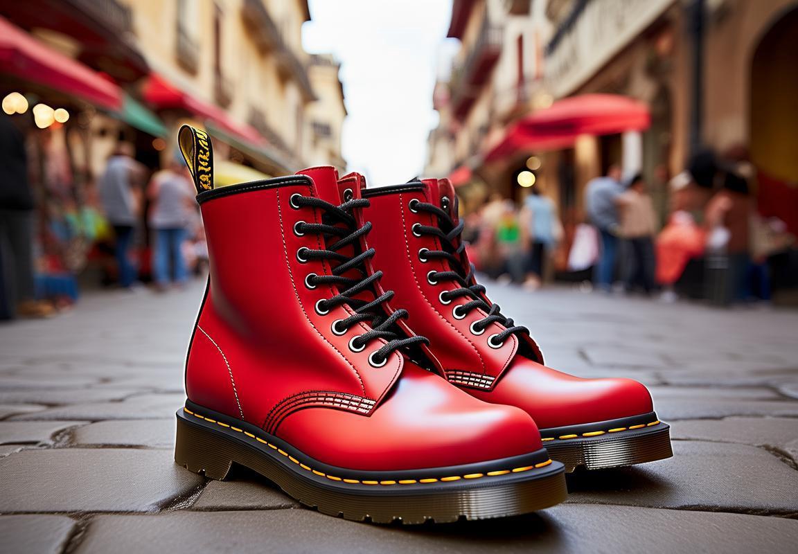 Ofertas de Rebajas: Botas Dr. Martens Rojas en ALO, Guadalajara