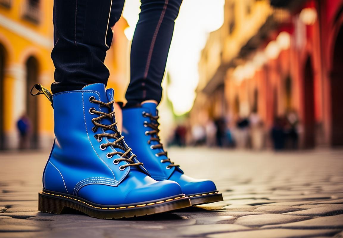 Dr. Martens Azules: Botas para Running y Estilo Único
