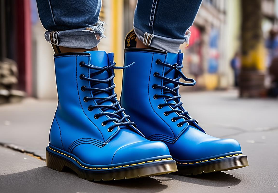 Zapatos Martens: Oferta Exclusiva para Running y Ropa Con U, Renueva tu Estilo con Martens Azules